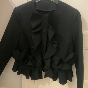 Msgm size 38 ruffled jacket